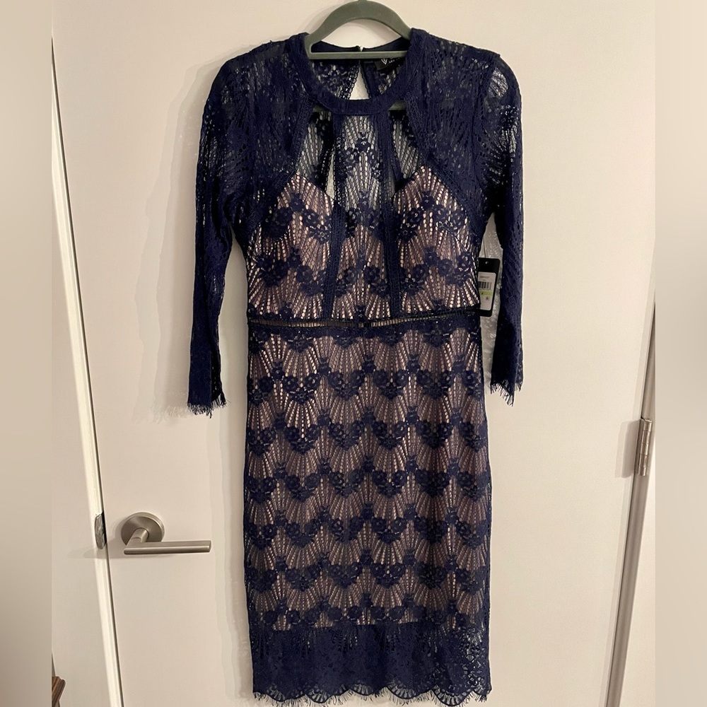 Guess Blue Lace Dress